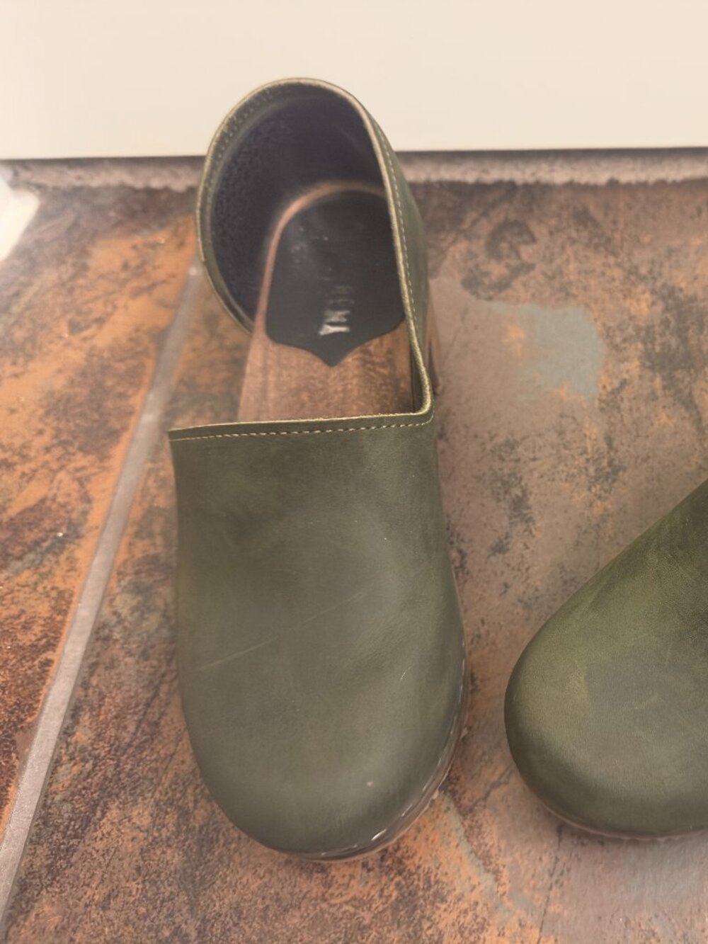 Sandgrens Handmade Clog - olive size 6.5 (EU 37) - Picture 2 of 10